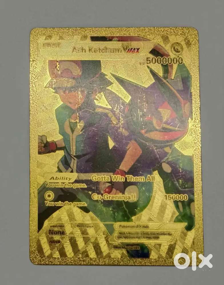 Ash Ketchum And Greninja Ultra Rare Card
