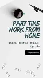 Online work form home( part-time)
