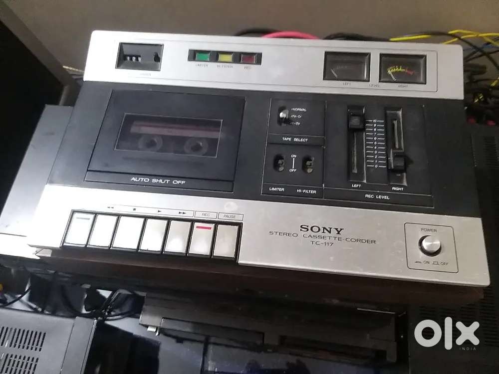 Sony caset corder TC-117.sony amp Ta-F4a