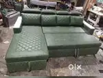 Green colour sofa combed available in Starf furniture