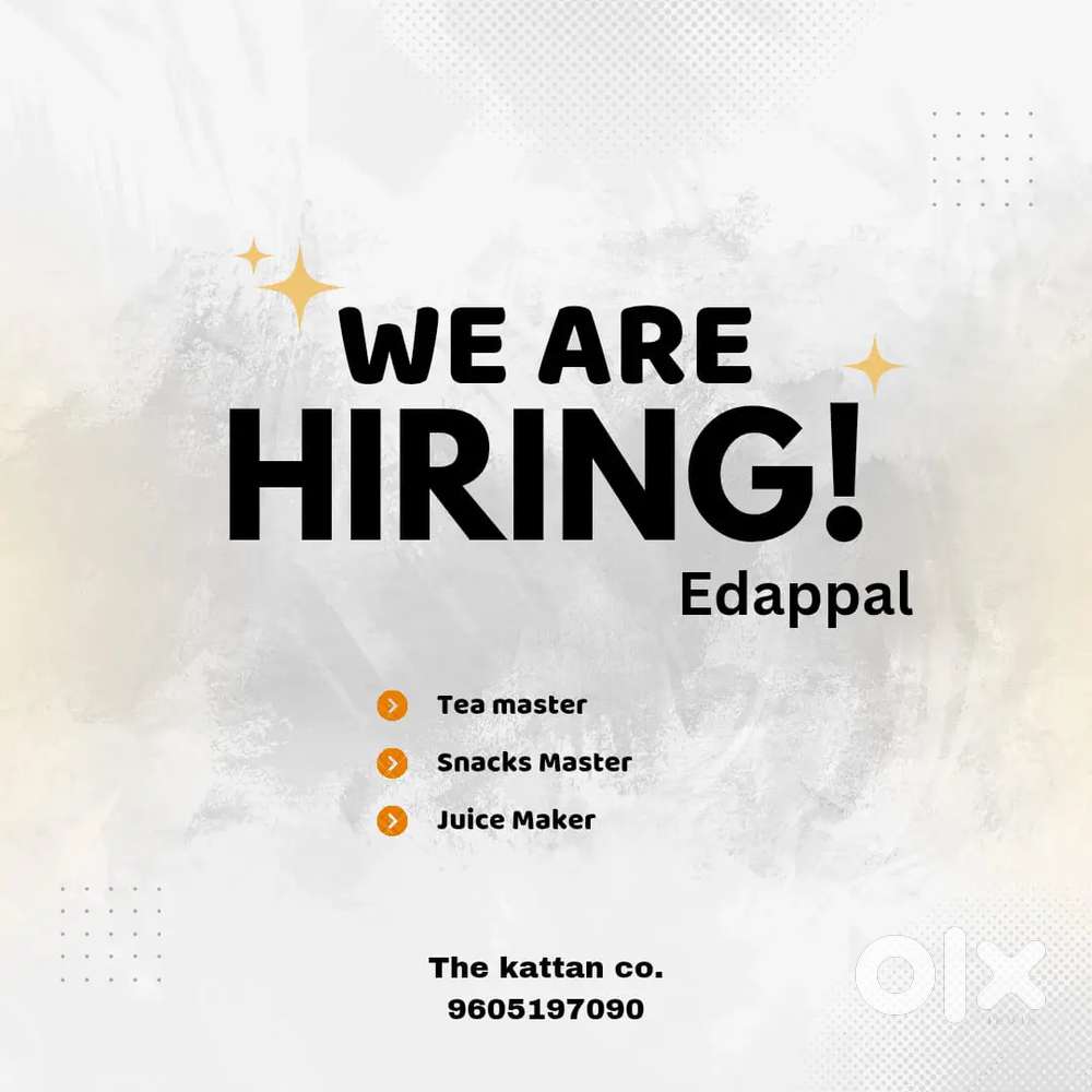 Urgent job vecency in edappal