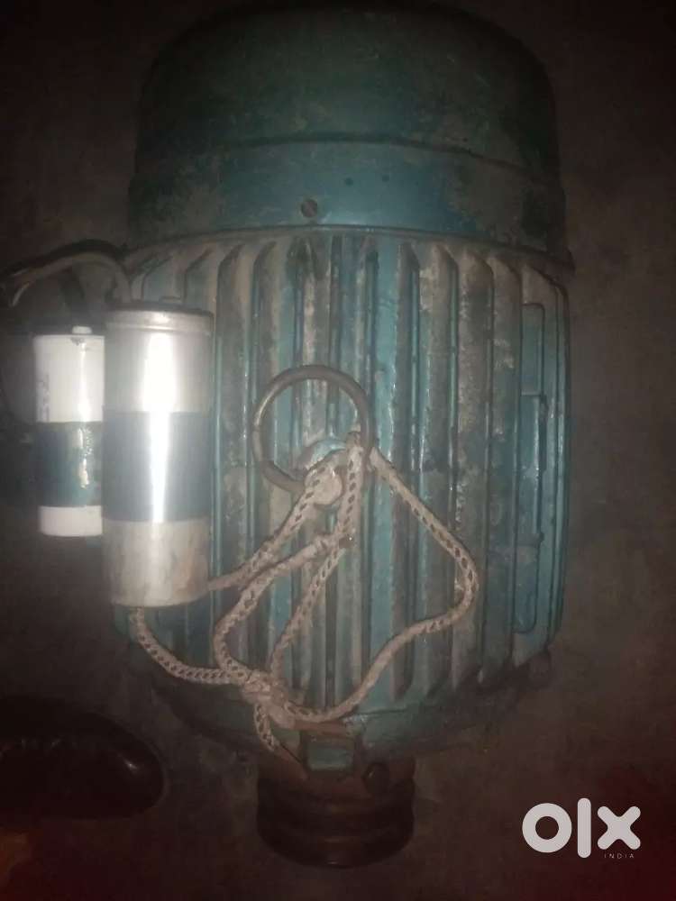 Chakki motor 5 HP Single phase cooper ma  time pass na kara