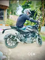 Bike super condition less use doctor bike 3 services  black modified