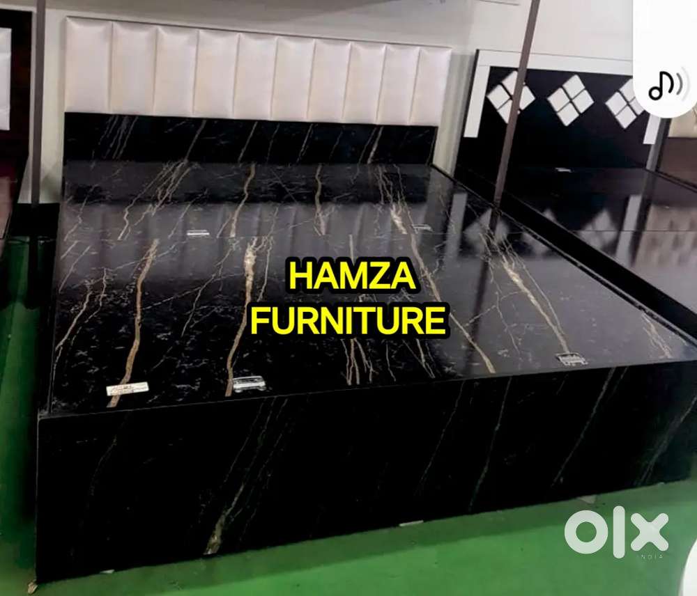 HAMZA FURNITURE NEW DESIGNER PARTICLE BOARD WOOD BED 6BY6