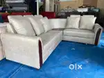 NEW UNIQUE MODEL L SHAPE SOFA SET WITH PILLOWS