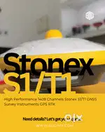Stonex GNSS RTK Receiver – Brand New Surveying Equipment in Hyderabad