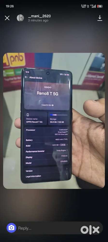 Oppo reno 8t 5G