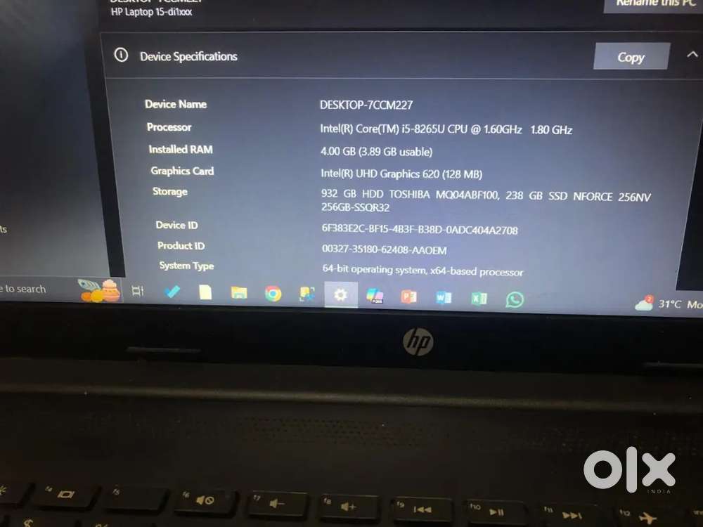 Hp laptop notebook