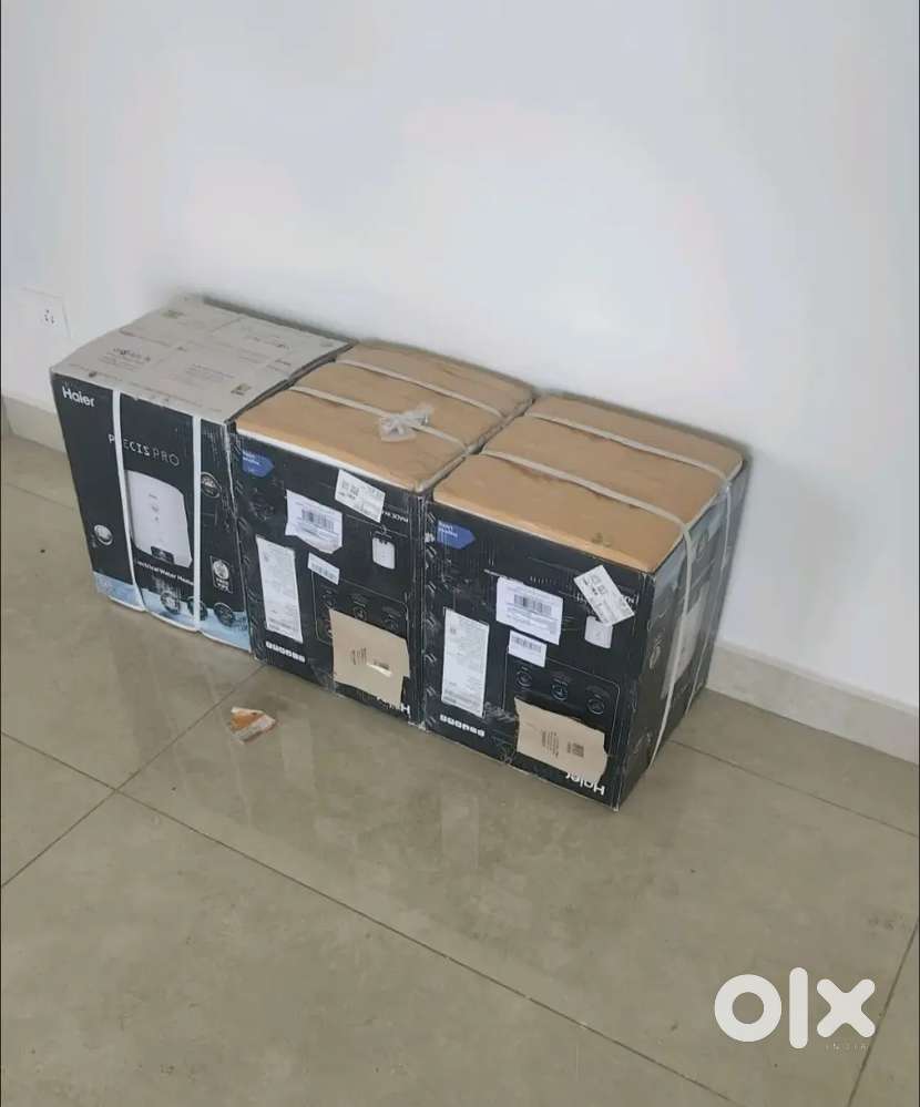 Brand new Haier geysers