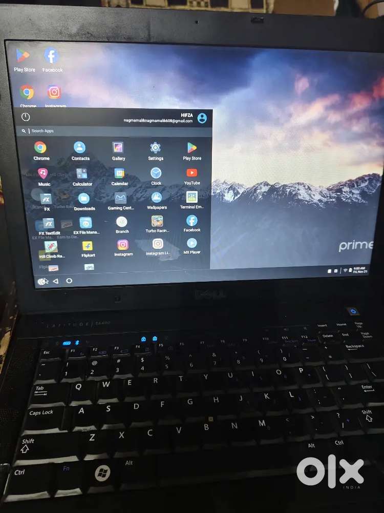 Toshiba laptop 2GB RAM 100 GB hard disc
