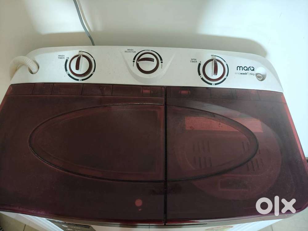 Semi-automatic washing machine, 1year used, Marq with 5star power savi