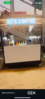 Worker for coffee cart