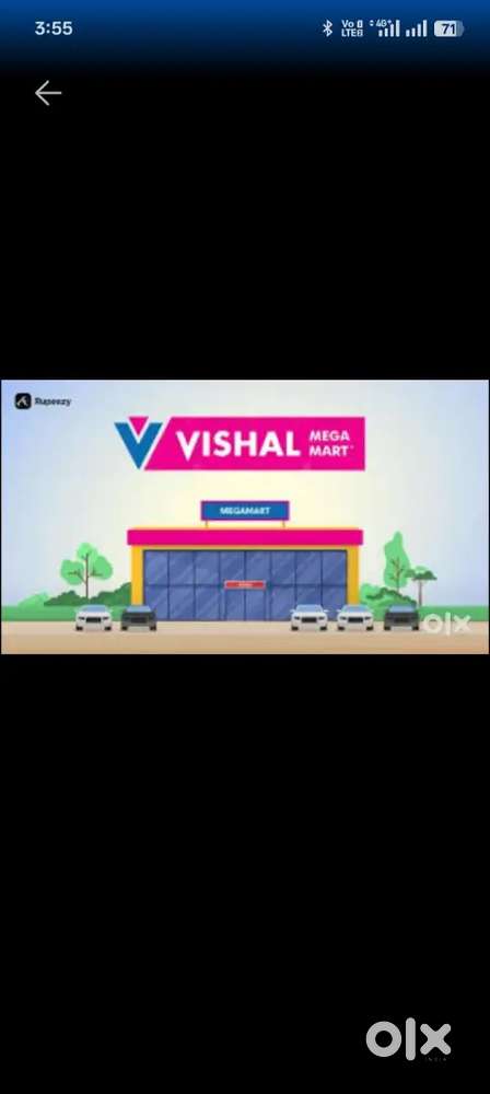 New job hiring in vishal mega Mart shopping mall girl and boys