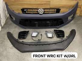 Polo wrc bumper with grill and drl with splitter