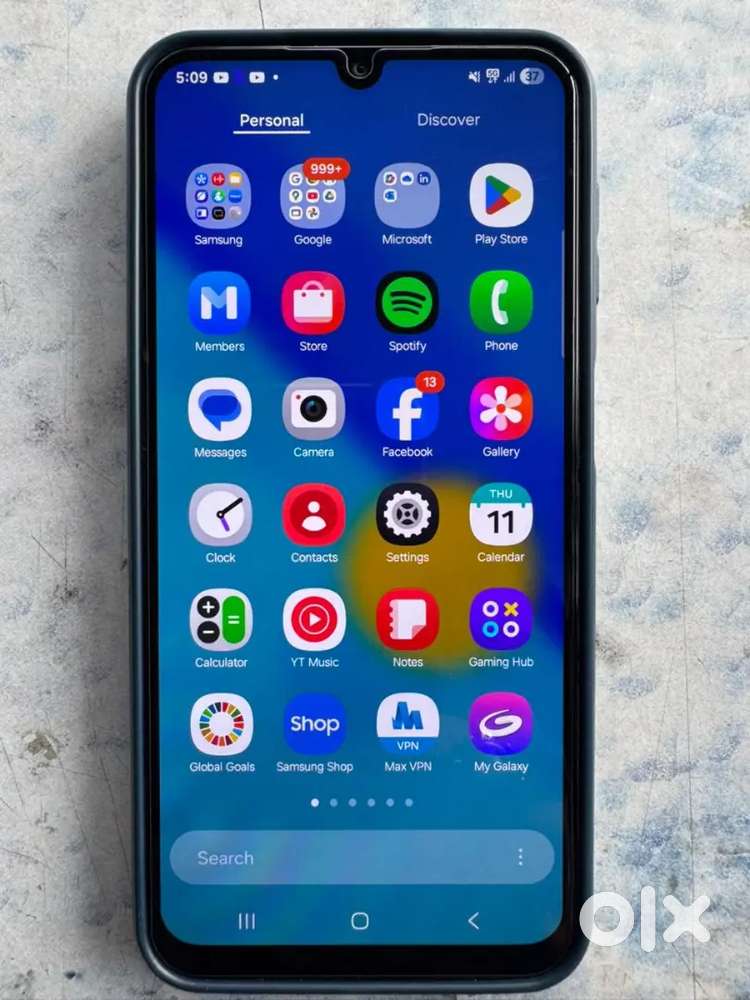 Samsung M34 5g,8/128 mobile 1sal purana.with original box , Data Cable