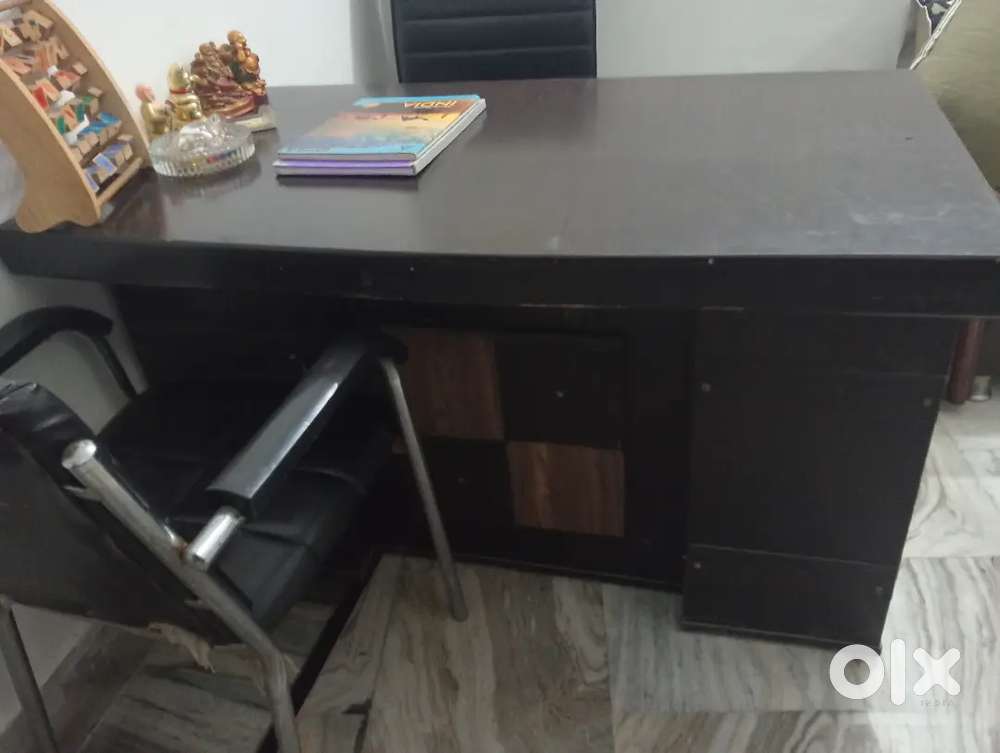 Office table with two drawers