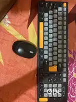 Wireless mouse with keyboard