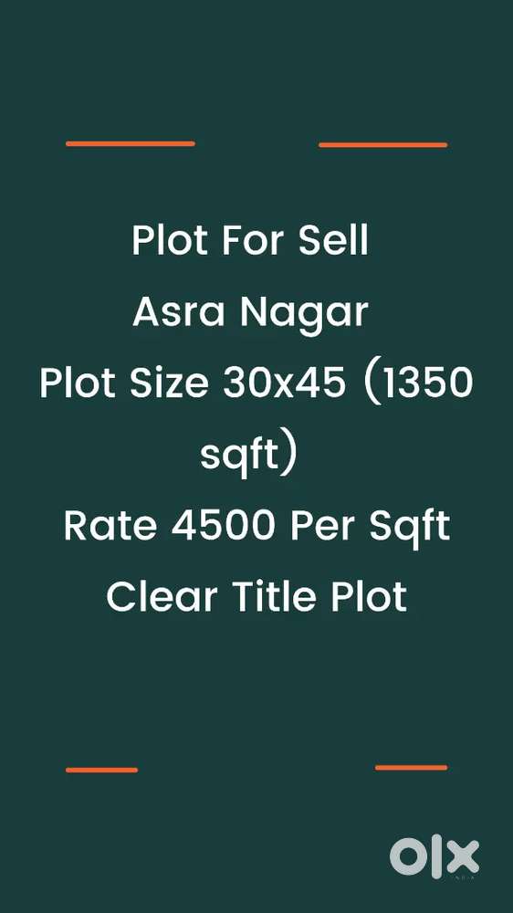 Plot For Sell Asra Nagar