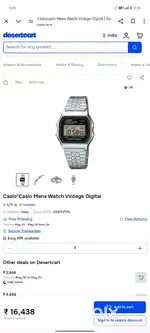 Casio watch