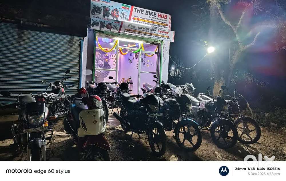 We sell all types of used bike & scuty