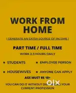 WORK FROM HOME FOR STUDENTS HOUSE WIVES AND JOB PERSONS
