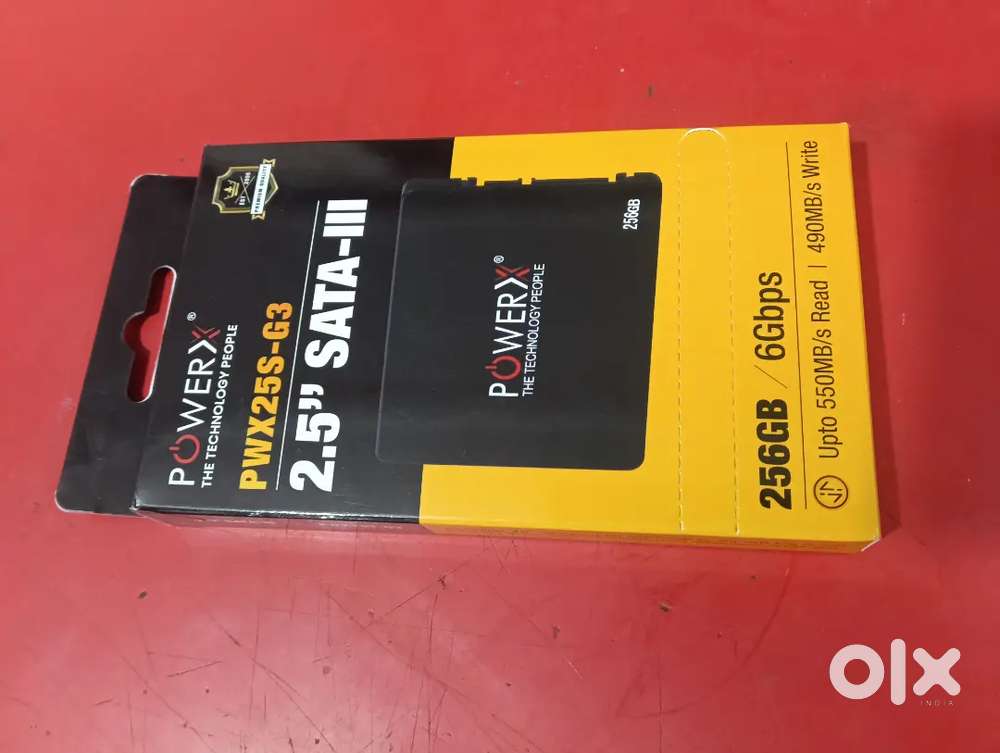 Box packed 256 gb power x 2.5 inch sata SSD with 5 years warranty