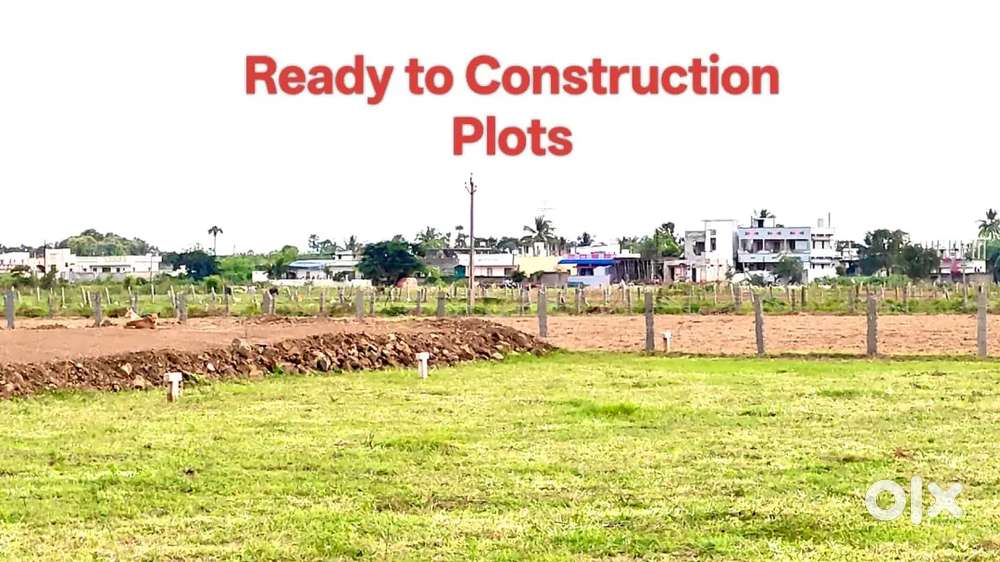 ఇళ్ళకు దగ్గర Plots,ready for Construction,Low budget Investment Vijaya