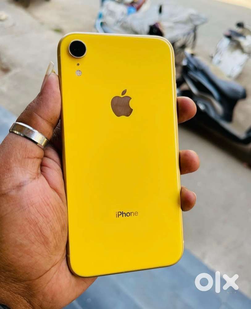 I phone xr  yellow