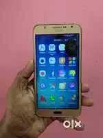 Samsung galaxy j7 mobile sale display only black dots but good working