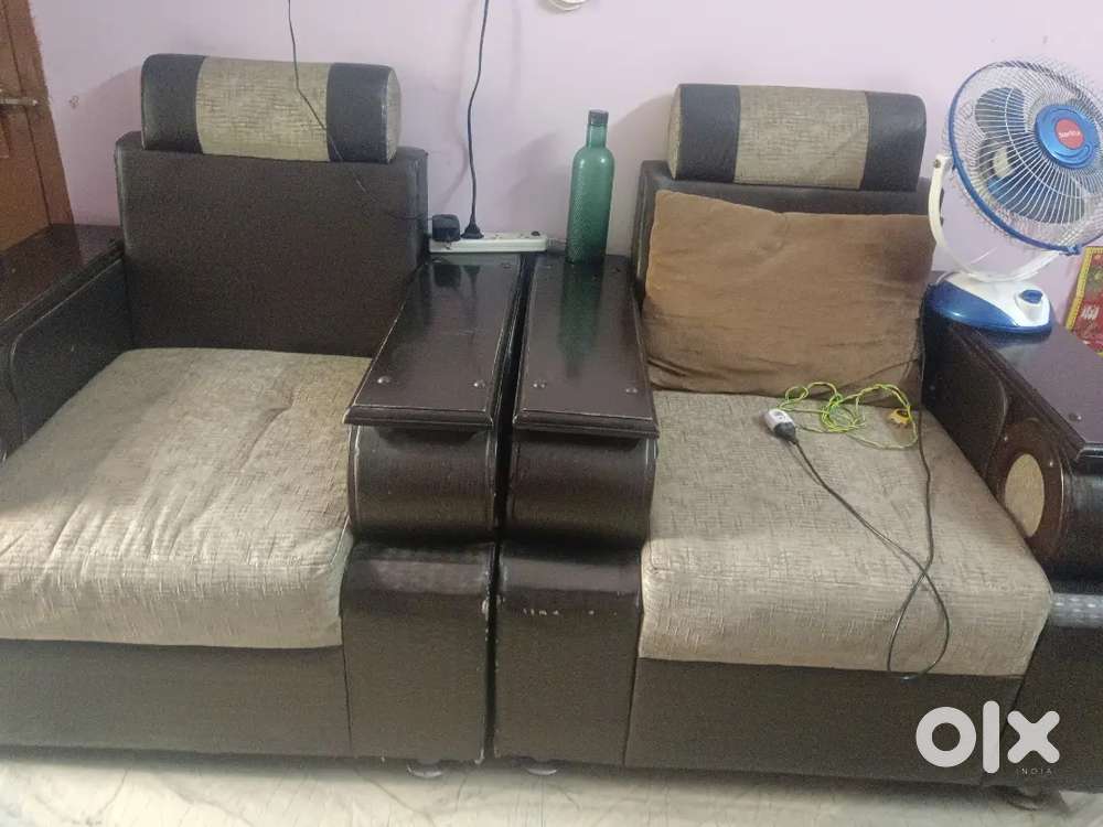 Spring sofa set 3+2 with 5 pillow