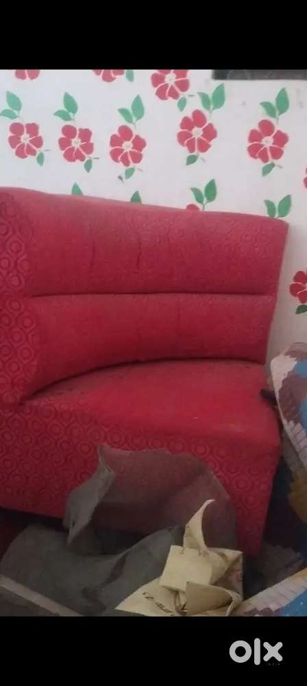 Sofa and tablet