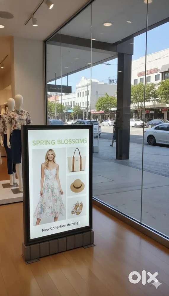 Advertising screen display