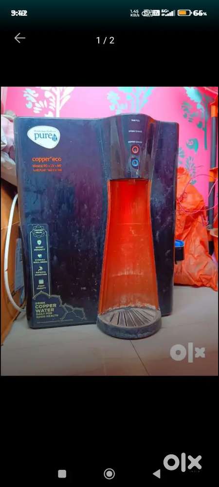 Pureit Copper+Eco 81 RO+UV+MF+Minerals Water Purifier
