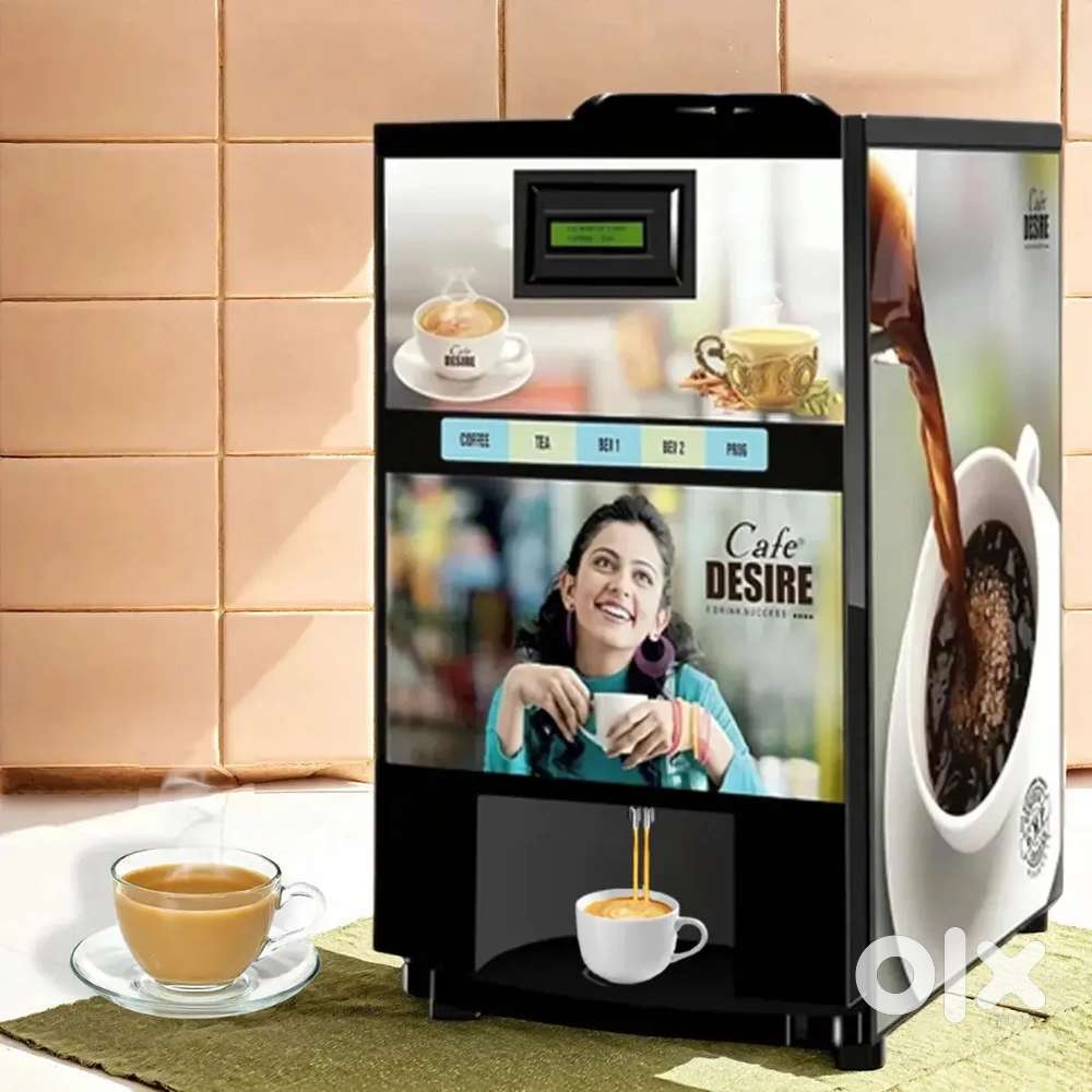 Coffee vending machine on rental basis