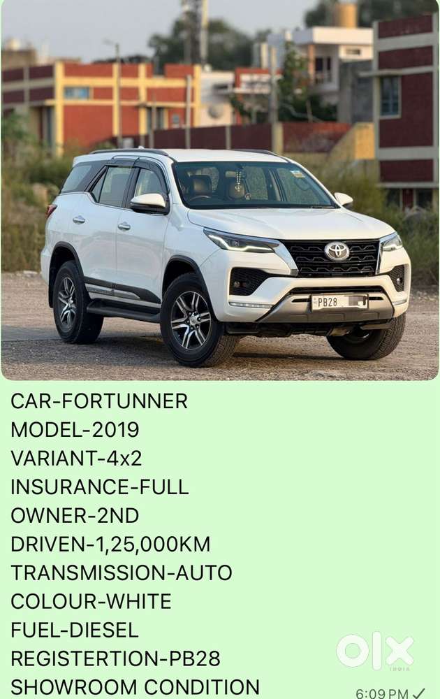 Toyota Fortuner 4X2 AT 2.8 Diesel, 2019, Diesel