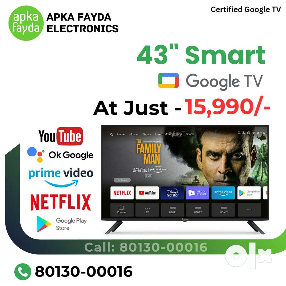 43 Smart Google TV Certified android