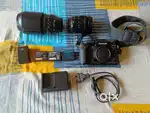 Fujifilm XT3 with 18-55 mm f/2.8-4 (kit lens) and 70- 300 mm f 4-5.6 .