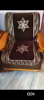 6 foot long sofa with 2 chair sofa set