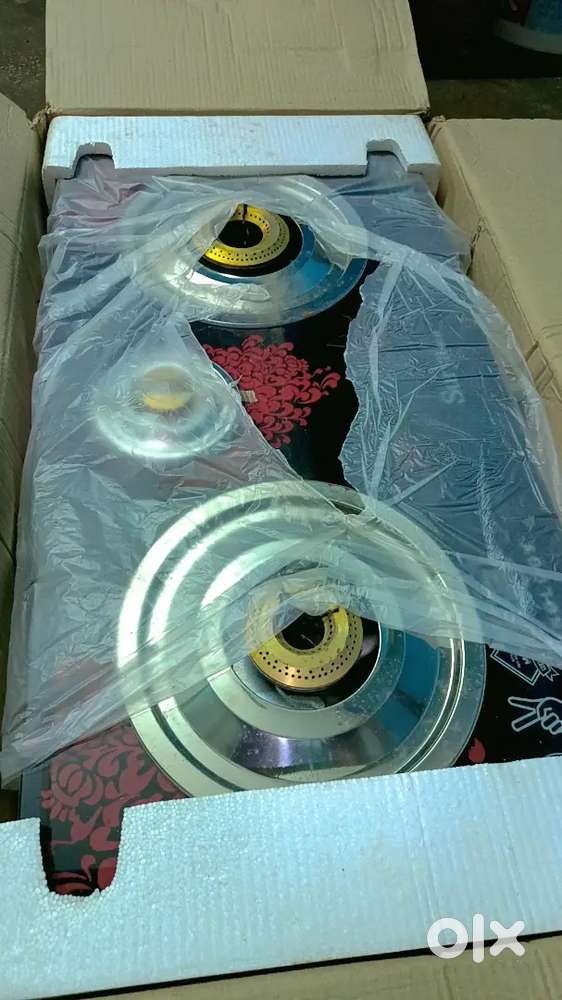 New Surya Best Gas stove 
Heavy material 2 burner 
Glass Top