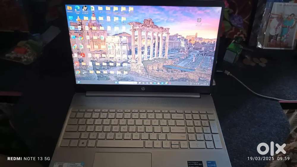 Hp Laptop grey colour