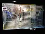 Steel railing steel gate