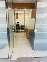 Fully furnished office with chair, ac and all ameneties ready to rent