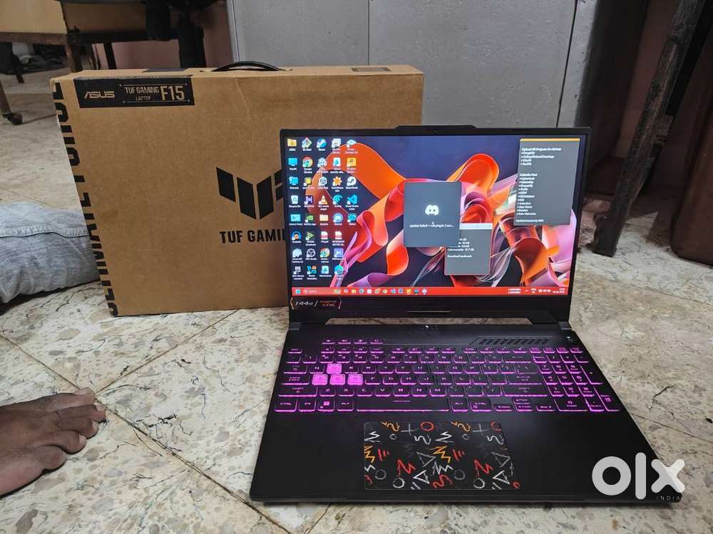 ASUS TUF F15 i7 12th Gen RTX 3050 Ti 16GB RAM 512GB SSD First Hand Lap