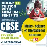 CBSE MATHS and SCIENCE TUITION ONLINE for CLASS 5-10