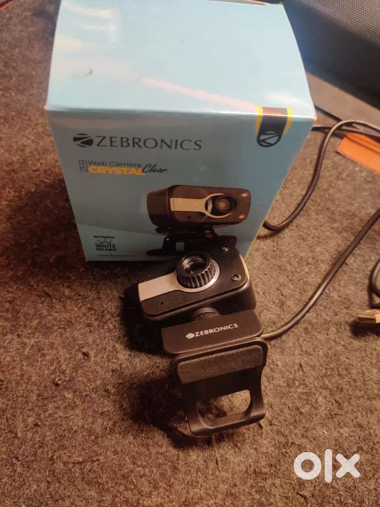 Zebronics Zeb-Crystal Clear Web Camera, 0.3 MP