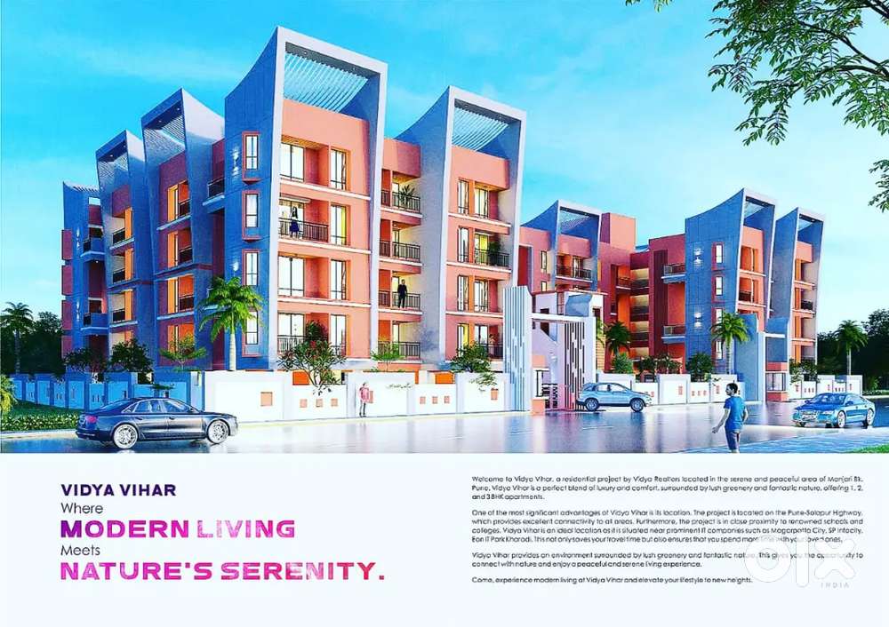 Brand new flat for sale in Vidya Vihar Society.