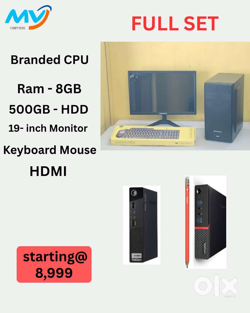 Hard disk 500GB  All Basic Software Loaded