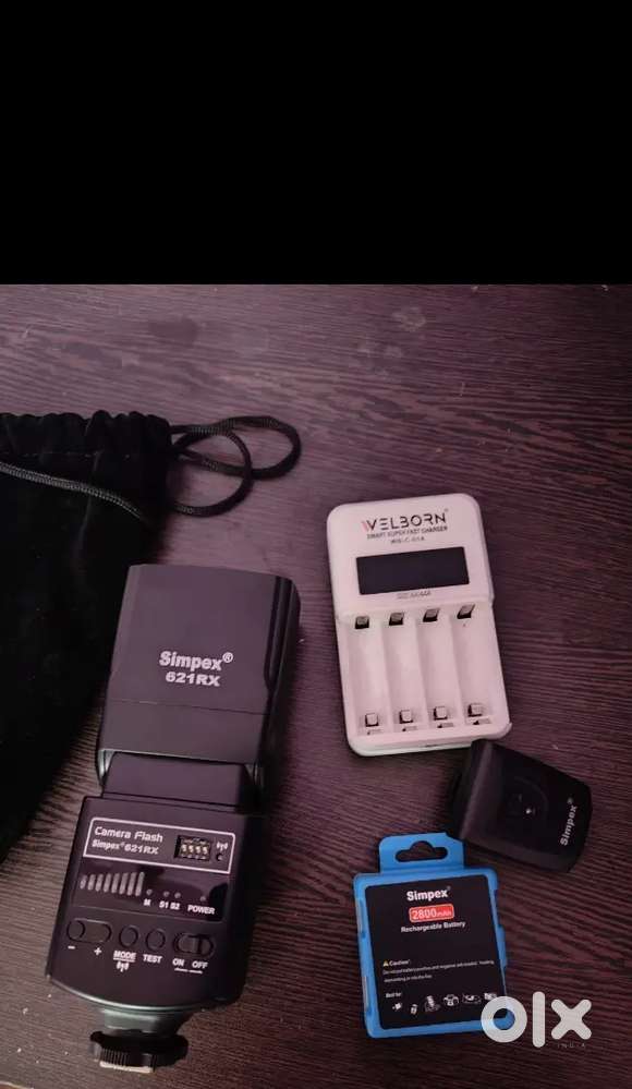 Simplex flash light for camera