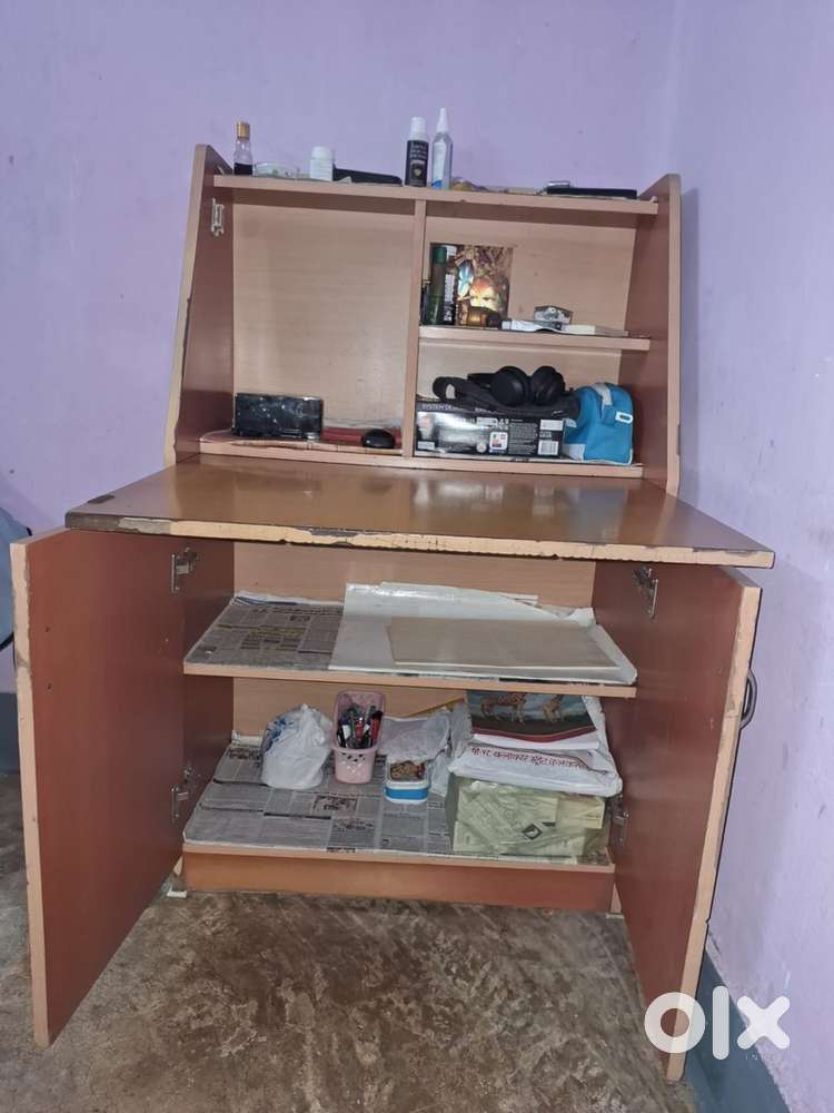 Study Office Table with Cupboard
