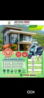 Immediately construction done land for 550/-